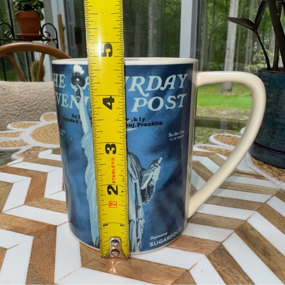 New York City Scapes Saturday Evening Post Statue of Liberty VTG Mug - Picture 8 of 8